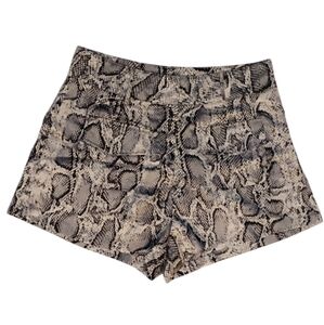 TCEC Grey Snake Print Shorts